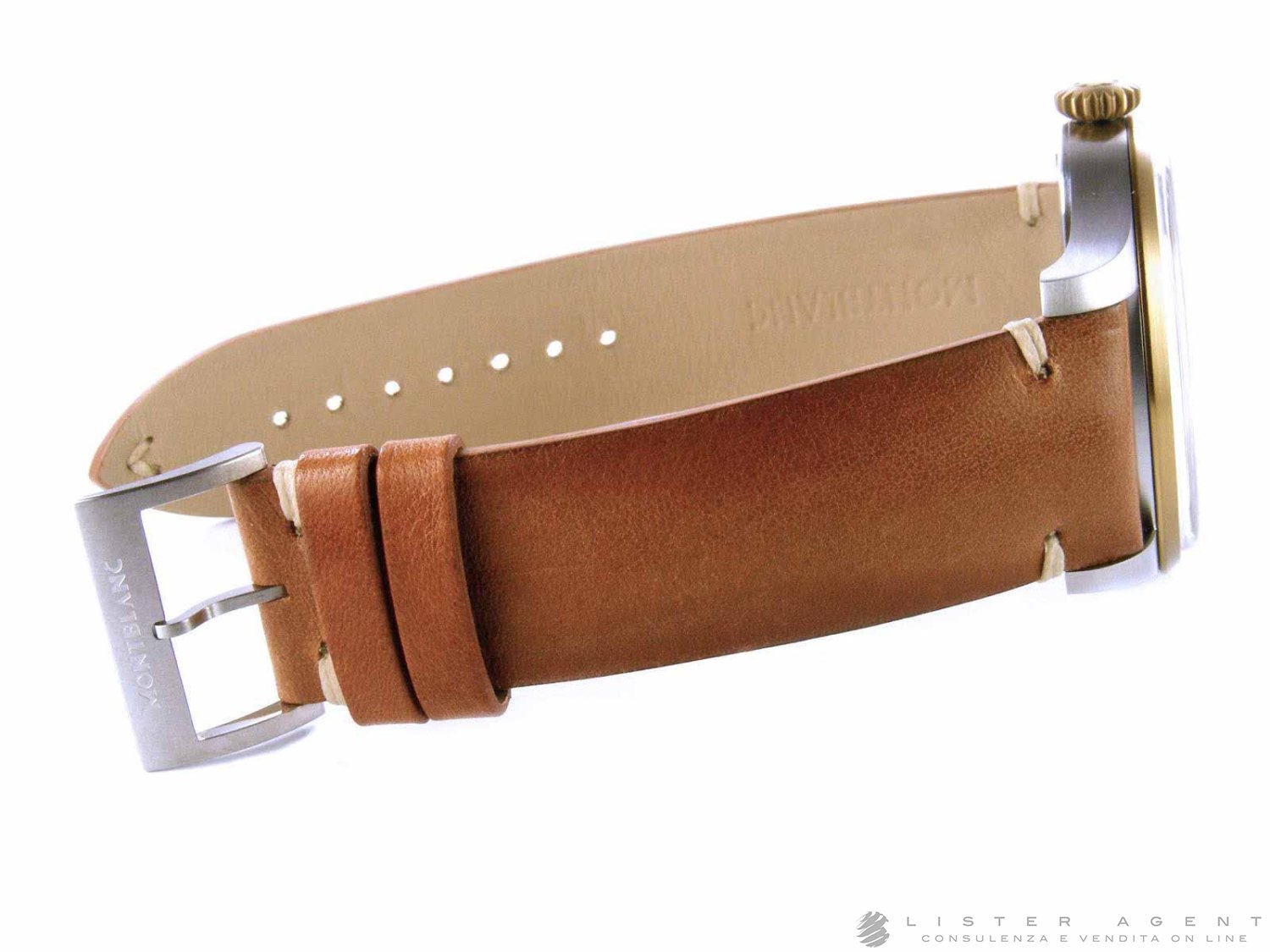 MONTBLANC 1858 Automatic in steel and bronze Black AUT Ref. 116241. NEW Lister Agent