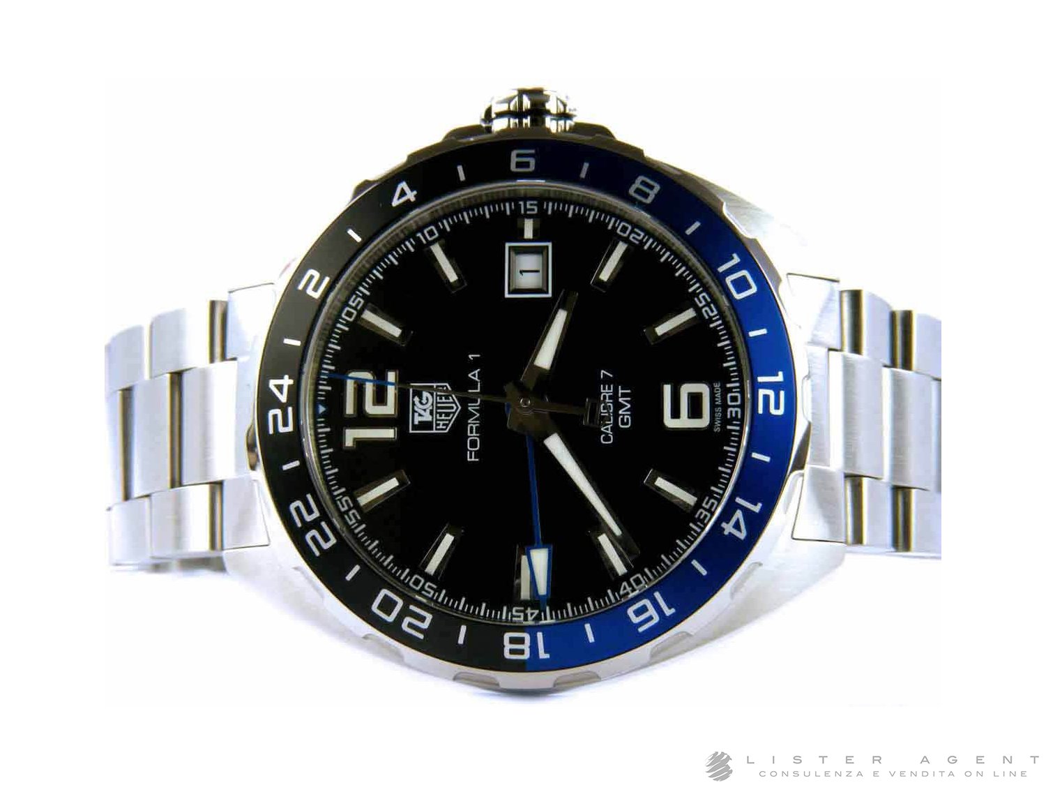 TAG HEUER Formula 1 GMT 24H Automatic in steel Black Ref. WAZ211A.BA0875. NEW