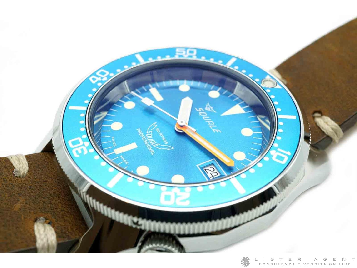 SQUALE orologio automatico in acciaio Blu Ref. 1553 021. USATO
