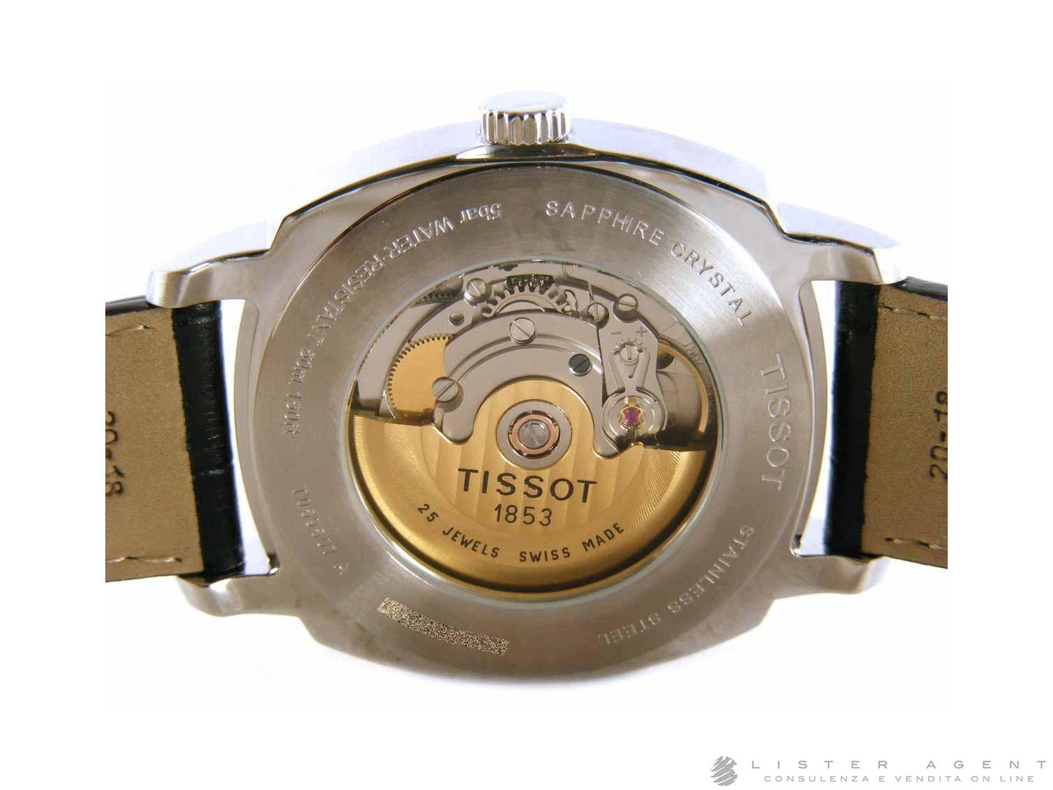 TISSOT T Lord Automatico in acciaio Nero AUT Ref. T0595071605800. NUOVO Lister Agent