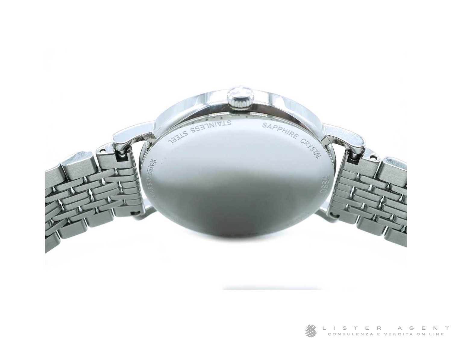 TISSOT T Classic Everytime Medio in acciaio Nero Quarzo Ref