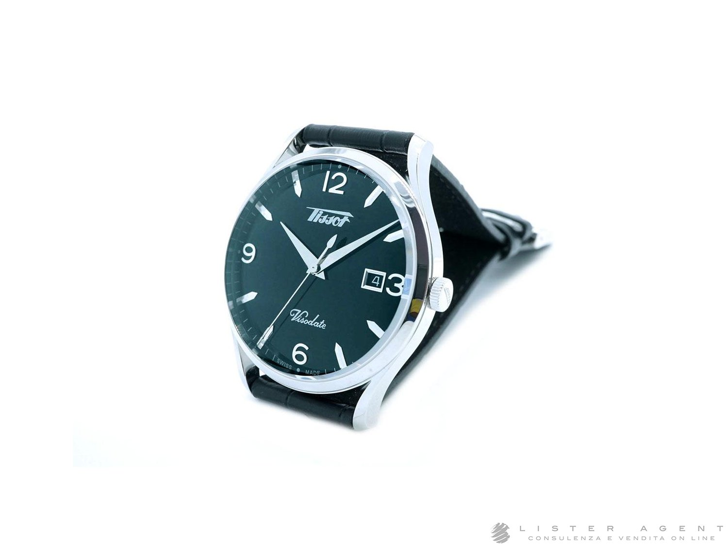 TISSOT Heritage Visodate in acciaio Nero Ref. T1184101605700. NUOVO