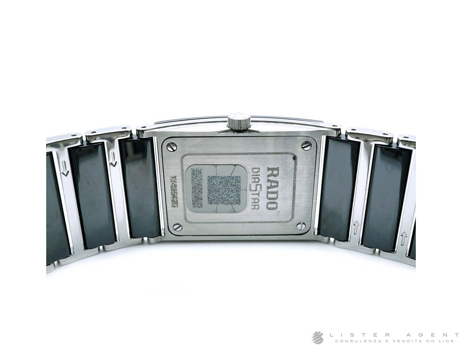 RADO Integral Ceramic in ceramica nera e acciaio Nero con diamanti Ref. R20785752. NUOVO
