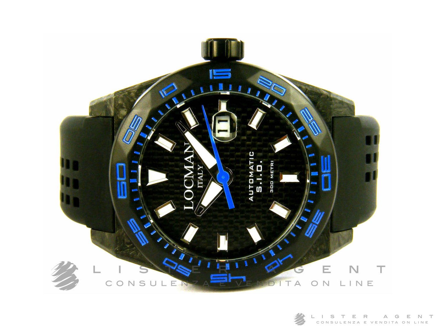 LOCMAN Stealth Carbon 300 Metri in carbon and titanium AUT Ref. 0216V3 CBCBNKBS2K. NEW