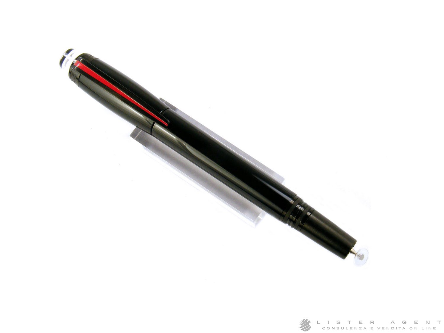 MONTBLANC roller pen Urban Speed with ScreenWriter 2 in 1 in resin and Pvd metal Ref. 115052. NEW Lister Agent