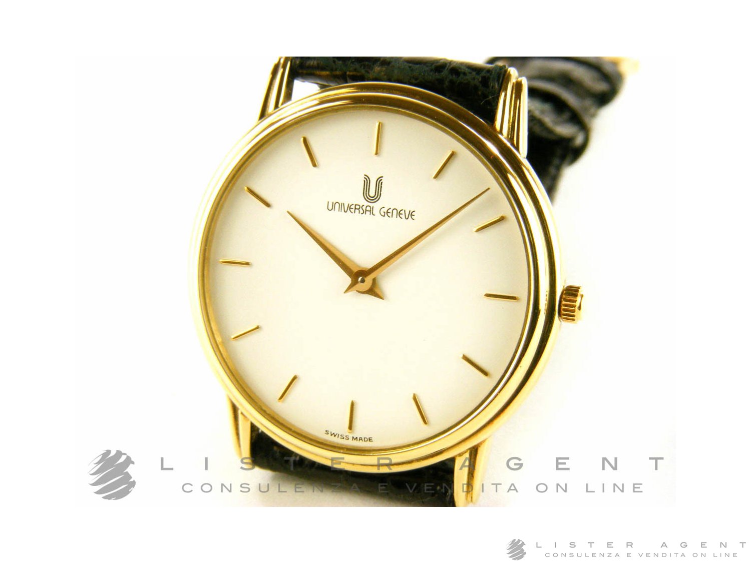 UNIVERSAL GENEVE Classic in 18Kt yellow white gold hand winding Ref. 142.180 03.5. NEW Lister Agent