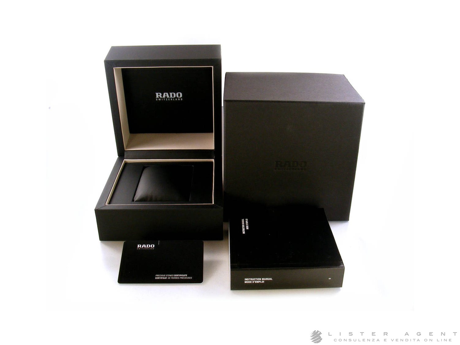 RADO Coupole Classic Automatic in steel Black AUT Ref. R22878305. NEW Lister Agent