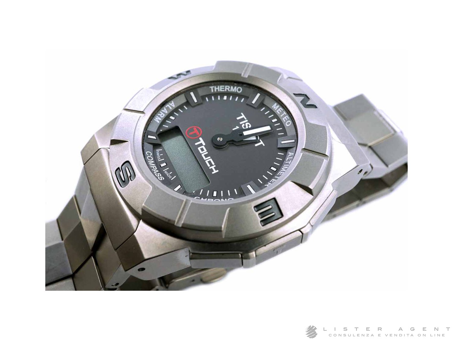 TISSOT T Touch Trekking in titanium Gray Ref. T0015204406100. NEW