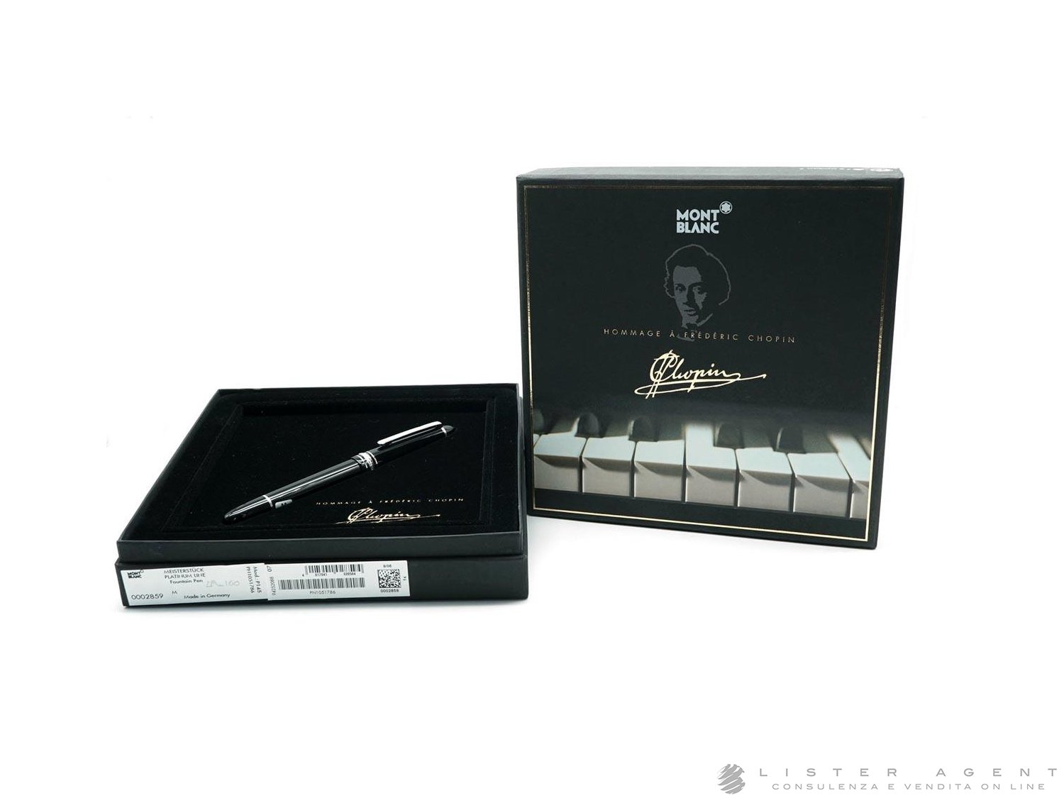 MONTBLANC penna stilografica Meisterstück platinum line