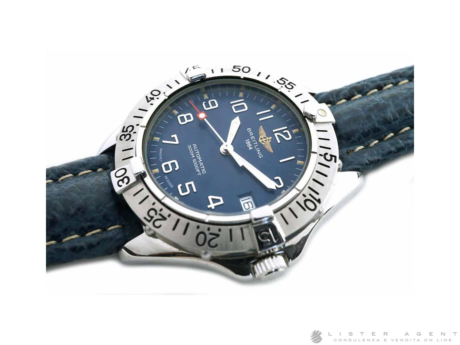BREITLING Colt Automatic in blue steel Ref. A17035. NEW Lister