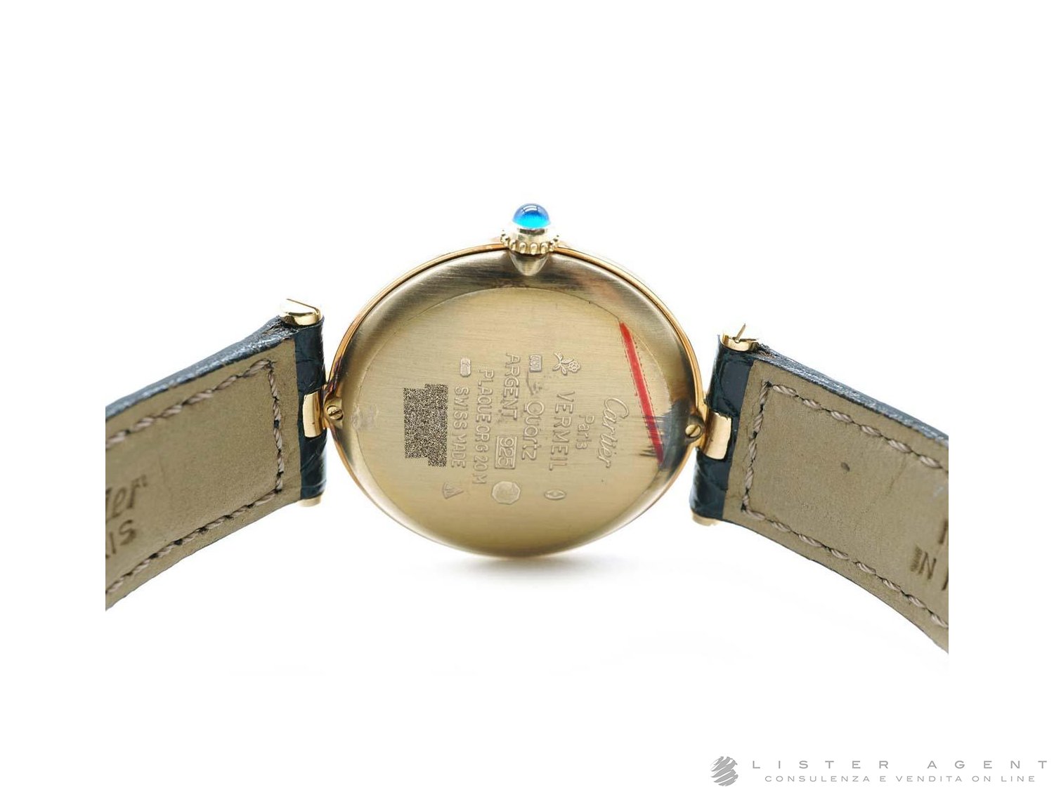 Cartier vermeil quartz argent 925 discount