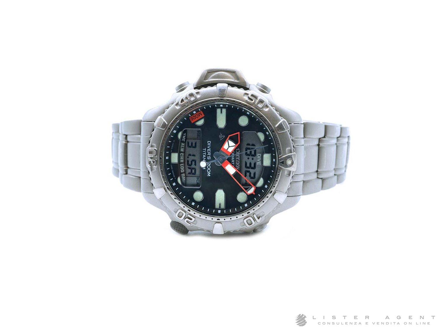 CITIZEN Promaster Aqualand II in titanio Nero Ref. JP1030 53E. USATO