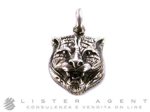 GUCCI Cat pendant in 925 silver Ref. YBG45527800100U. NEW