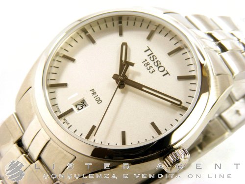 TISSOT PR100 in steel Argente Ref. T1014101103100. NEW Lister Agent