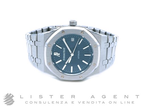 AUDEMARS PIGUET Royal Oak automatico in acciaio Blue Dial Ref. 15300ST.OO.1220ST.02. USATO