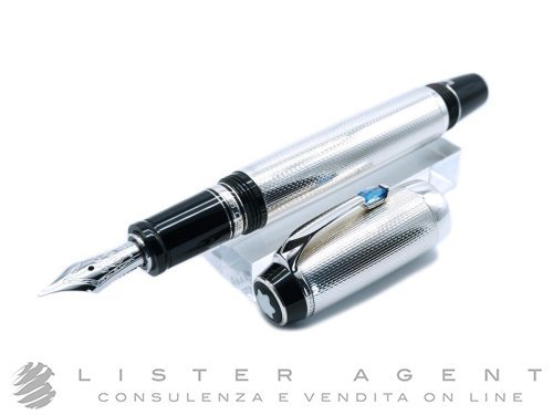 MONTBLANC penna stilografica Boh me Silver Bleu Ref. MB6556. NUOVA