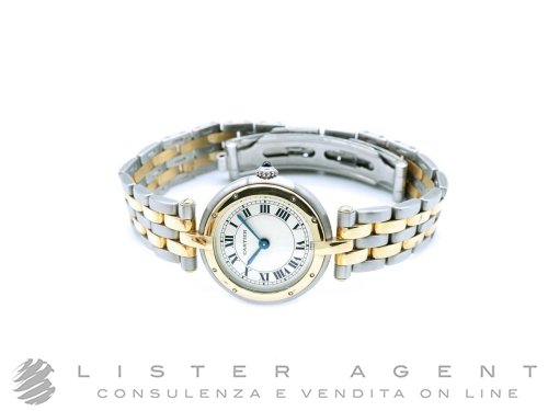 CARTIER Panthere Vendome Lady in steel and 18Kt yellow gold Gray Ref. 1057920. NEW