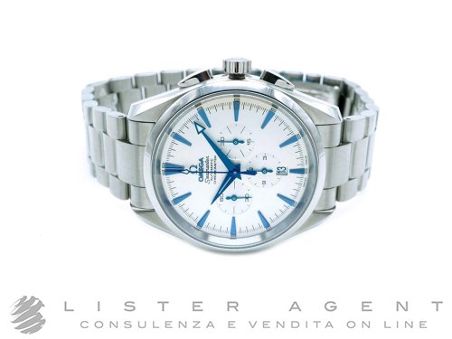 OMEGA Aqua Terra Chronografo Railmaster Automatic in steel Argent Ref. 2512.30.00. NEW