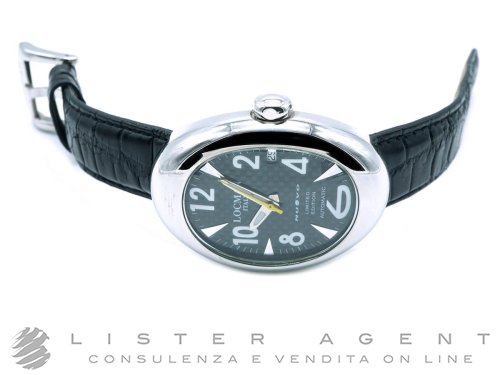 LOCMAN Nuovo Automatic Limited Edition in steel Carbon Fiber Ref. 018. USED