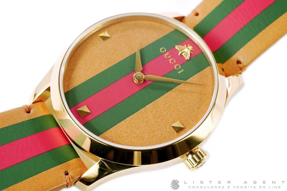 GUCCI 126MD G-Timeless in yellow gold plated steel Ref