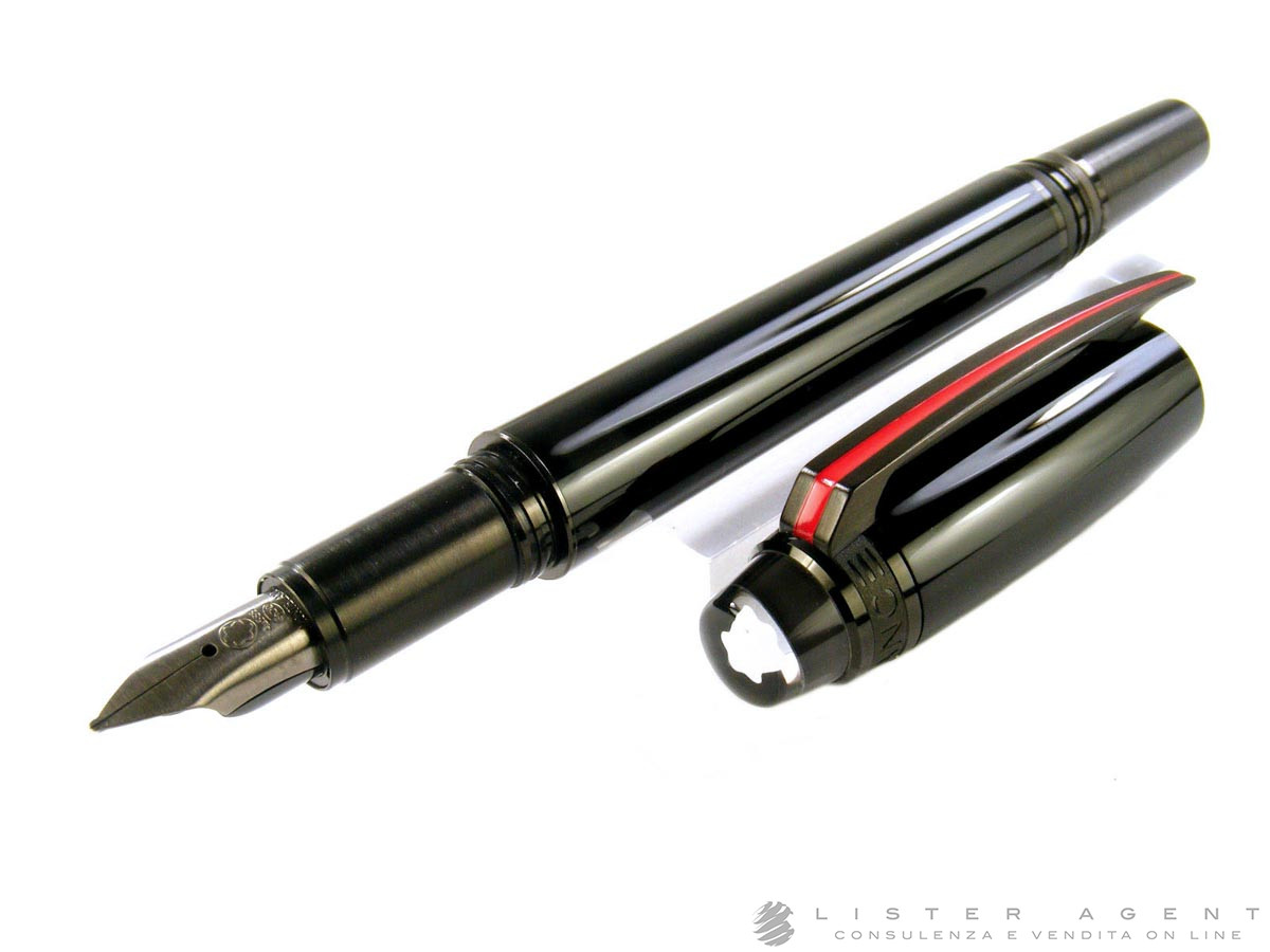 MONTBLANC fountain pen StarWalker Urban Speed in resin and metal Pvd Ref. 112684. NEW Lister Agent