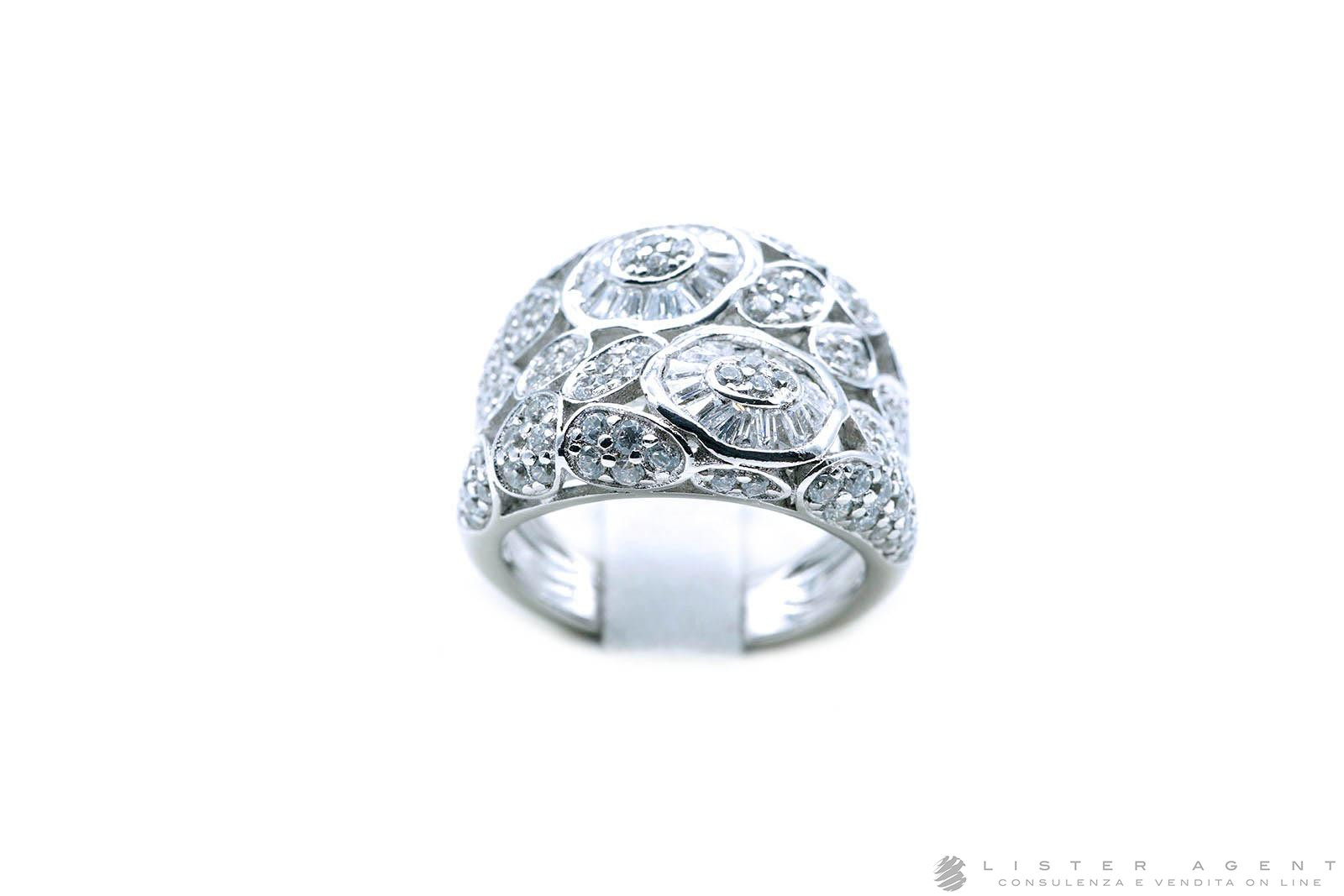 Anello zirconi argento online