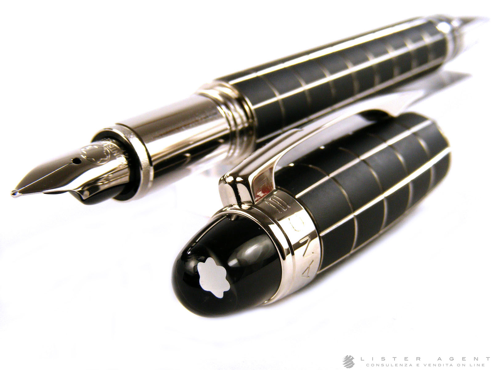 MONTBLANC fountain pen Starwalker in steel and rubber Ref. 8854