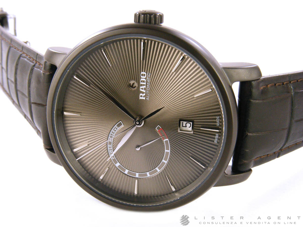 RADO DiaMaster Power Reserve Automatic in Plasma high tech ceramic Grey AUT Ref. R14141306. NEW Lister Agent