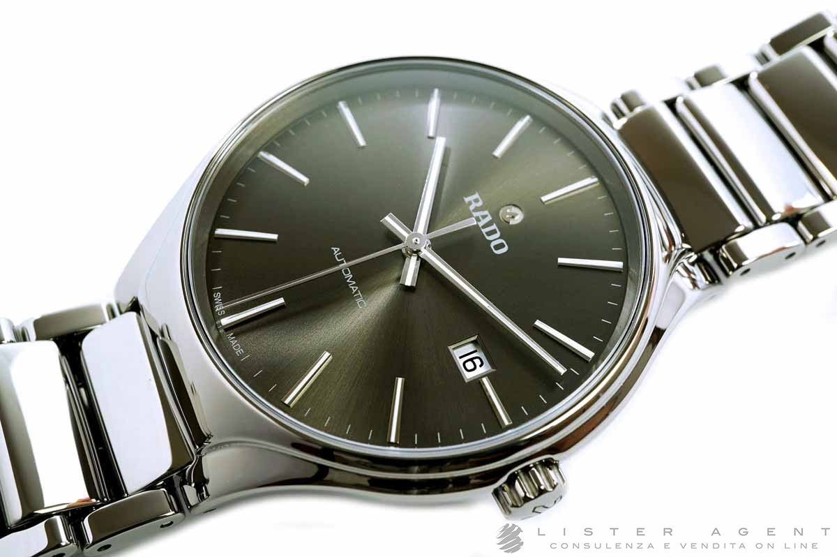 RADO True Automatic in High Tech ceramic Grey Ref. R27057102. NEW