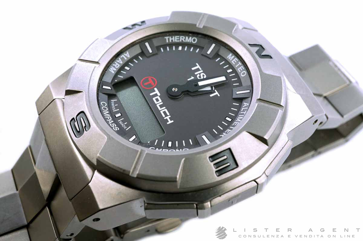 TISSOT T Touch Trekking in titanium Gray Ref. T0015204406100. NEW