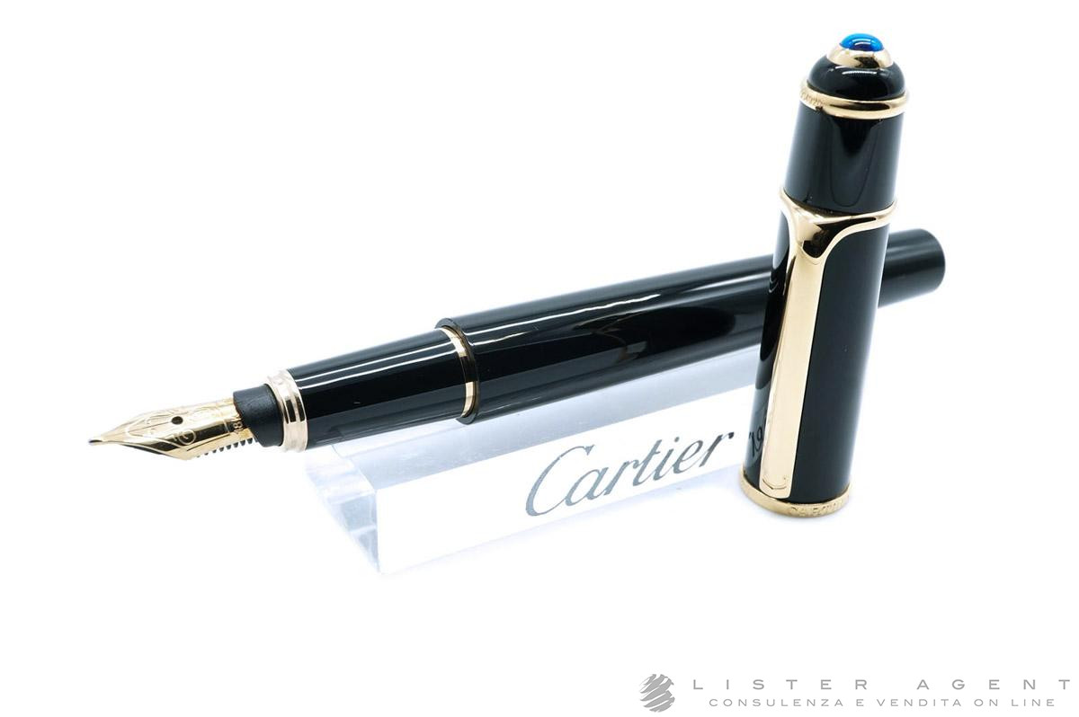 CARTIER mini Diabolo fountain pen in yellow gold plated