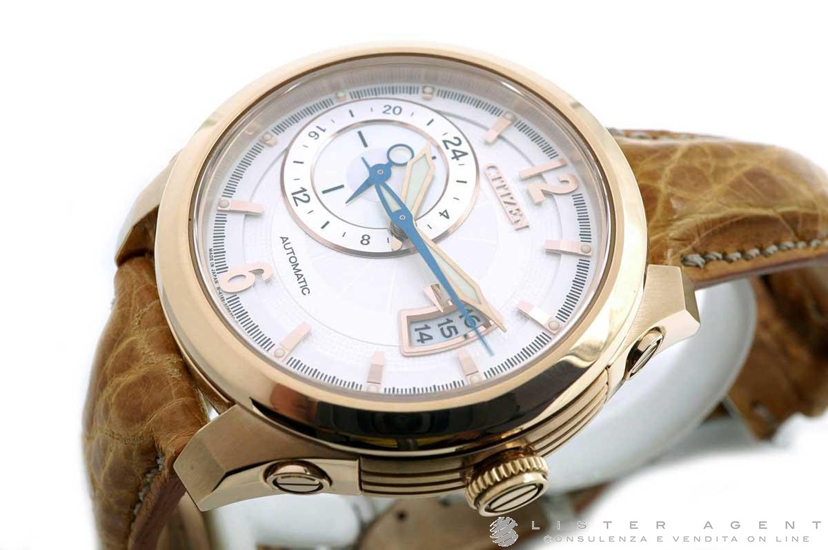 CITIZEN 24H Automatico in acciaio placcato oro Argente AUT Ref. NP3013 28D. USATO