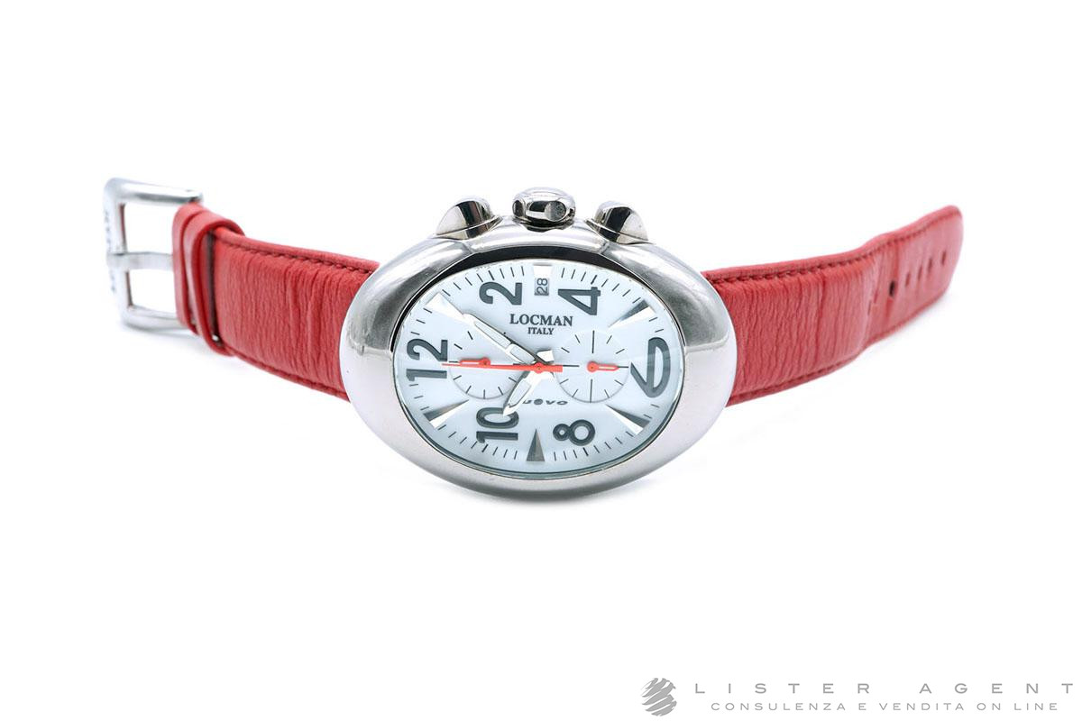 LOCMAN Nuovo Chronograph in Hi Tech titanium White Ref. 114. USED Lister Agent