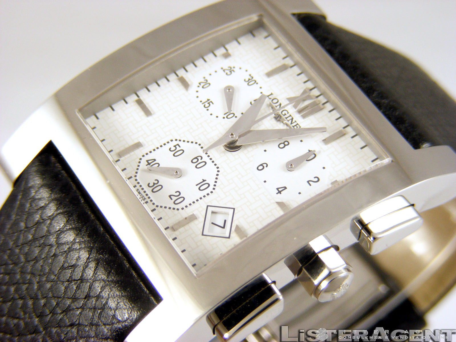 LONGINES Dolce Vita Chrono steel Ref. L56684152. NEW