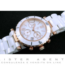 GC Diver Chic Chronograph in rose gold plated steel Mother of Pearl Ref. I47504M1. NEW!