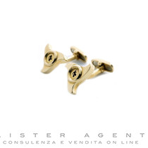 FERRARI by Cartier gemelli Mozzo FC73 in oro giallo 18Kt. NUOVI!