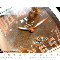 OFFICINA DEL TEMPO Marrakech in steel Brown Ref. OT100602MGM. NEW!