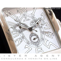 OFFICINA DEL TEMPO Chronograph 24H in steel Grey Ref OT101401AWN. NEW!