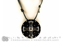 CHRONOTECH necklace Cross in steel and Pvd Ref. 1810060202. NEW!