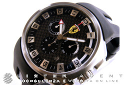 SCUDERIA FERRARI Podium Chronograph in steel carbon fiber Ref. FE-10-ACC-CF-FC. NEW!