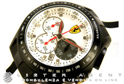 SCUDERIA FERRARI Race Day Chronograph in Pvd steel White Ref. 0830026. NEW!