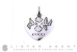 GUCCI Bird & Flower pendant in 925 silver Ref. YBG45527400100U. NEW!