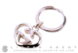 GUCCI Love keyring in 925 silver Ref. YBF24657600100U. NEW!