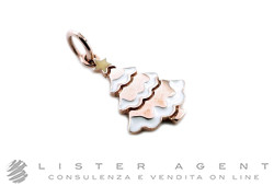 DODO by Pomellato Christmas tree pendant in 9Kt rose gold and enamel Ref. DMXMASTREE9K. NEW!