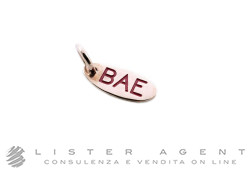 DODO by Pomellato Tag Bae pendant in 9Kt rosé gold and enamel Ref. DM29BAEROK. NEW!