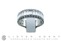 FAVERO Band ring in 18Kt white gold with diamonds ct 3.10 Size 53 Ref. OGF19503 AN0816BC54. NEW!