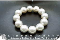 Elastic BRACELET with pearls mm 16. NEW!