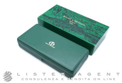 BAUME & MERCIER scatola per orologio in pelle verde. NUOVA!