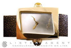 ROBERTO CAVALLI Twist lady in yellow goldplated steel Ref. 7251125537. NEW!