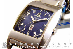 BREIL Day-Date in steel Blue Ref. 2516340016. NEW!